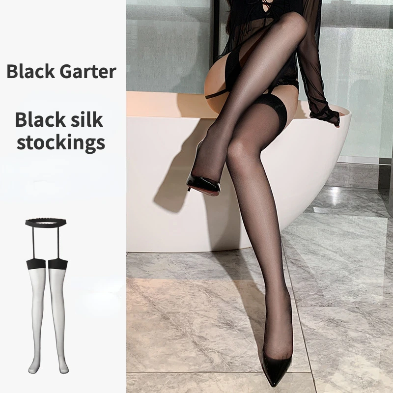 Porno Open Crotch Pantyhose Sexy Women Thigh High Tights Underwear Silk Transparent Body Stockings Sheer Legging Women's Hosiery