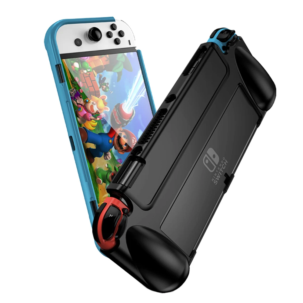 Custodia In Tpu Antiurto Per Nintendo Switch Oled Cover Posteriore In Silicone Switch Oled Ns Oled Gaming Custodia Protettiva