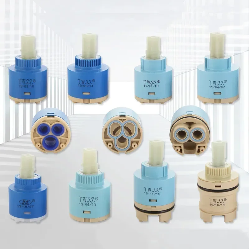 35/40mm Faucets Mixing Spool Valve Replacement Ceramic Cartridges Mixer Tap Valve Core Kitchen Bath Basin Shower Tap Accessories