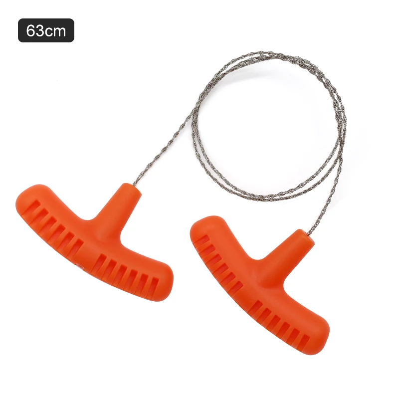 Description Picture 3 of itemStainless Steel Wire Saw Cutting Rope Chain Equipment For Emergency Travel Camping Hiking Outdoor Survive Tool