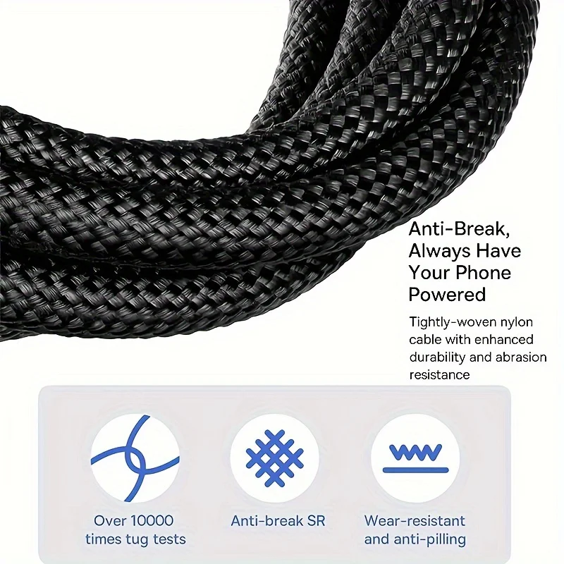High-Speed 60W Type C to Type C Fast Charging Data Cable