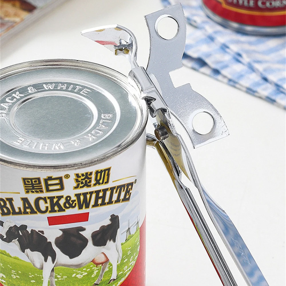 Can Opener Bottle Opener Kitchen Tools Multifunctional Tool Can Opener Professional Kitchen Tool Manual Side Cut Can Openers Drink Stainless Steel Bottle Opener For Cans Lid Kitchen Gadget