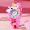 New Fashion Unicorn Watches Saturn Rainbow Meteor Quartz Wristwatch Casual Cartoon Children Silicone Watch Love Relogio Feminino 1