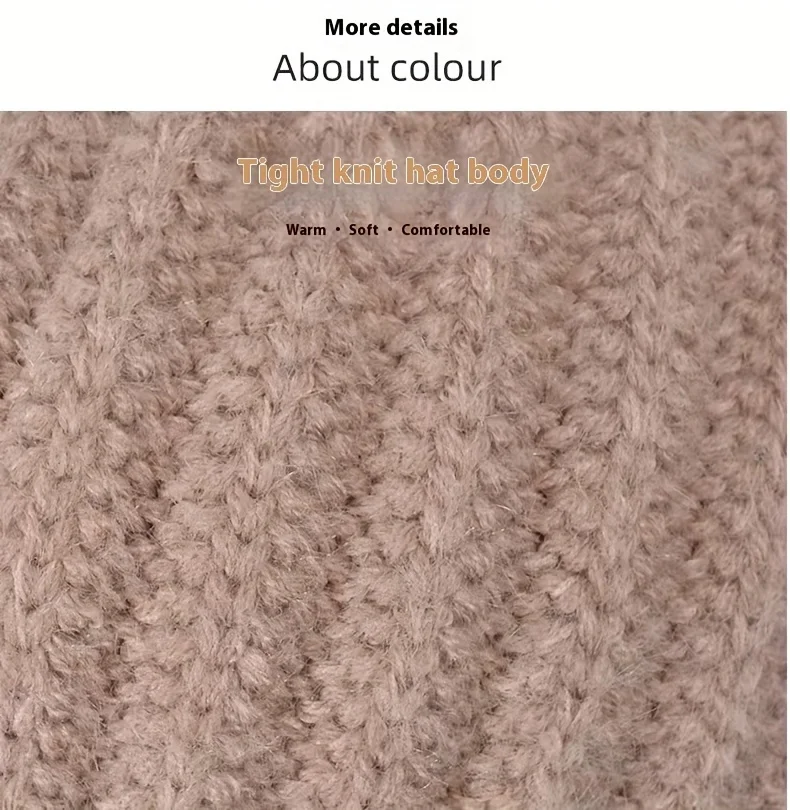 Winter Lined Knit Hat