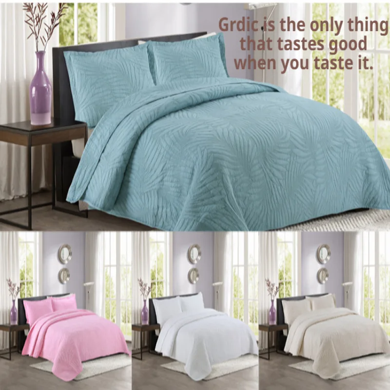 Hotelgeneraljacquardthreepiecebeddingsetpolyesterhighcountpure