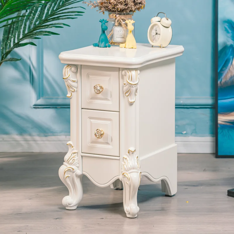 Vintage Nordic Night Table Bedroom Modern White Storage Night Table Luxury Trendy Comodini Camera Da Letto Bedroom Furniture
