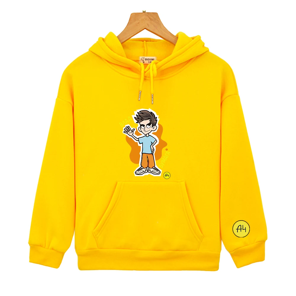 

A4 Merch Hoodie Clothes Child Boy Spring Autumn Baby Clothes мерч а4 Hooded Sweatshirt Casual Kids Pullover Teen Girls Clothing