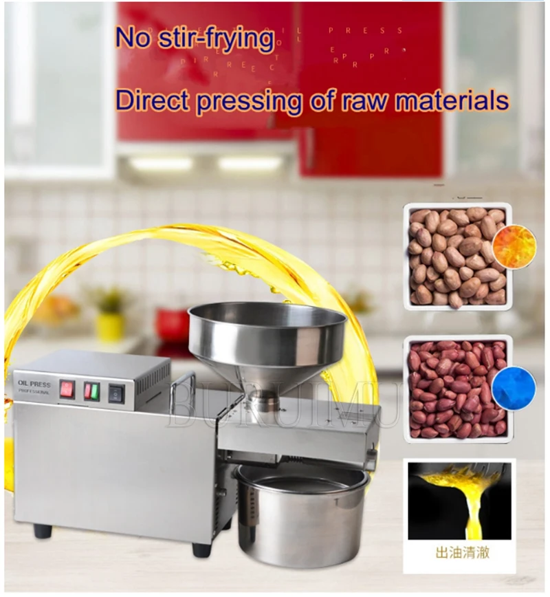 Small commercial oil press organic oil master Stainless steel automatic oil  machine hemp oil extractor machinery oil expeller - AliExpress