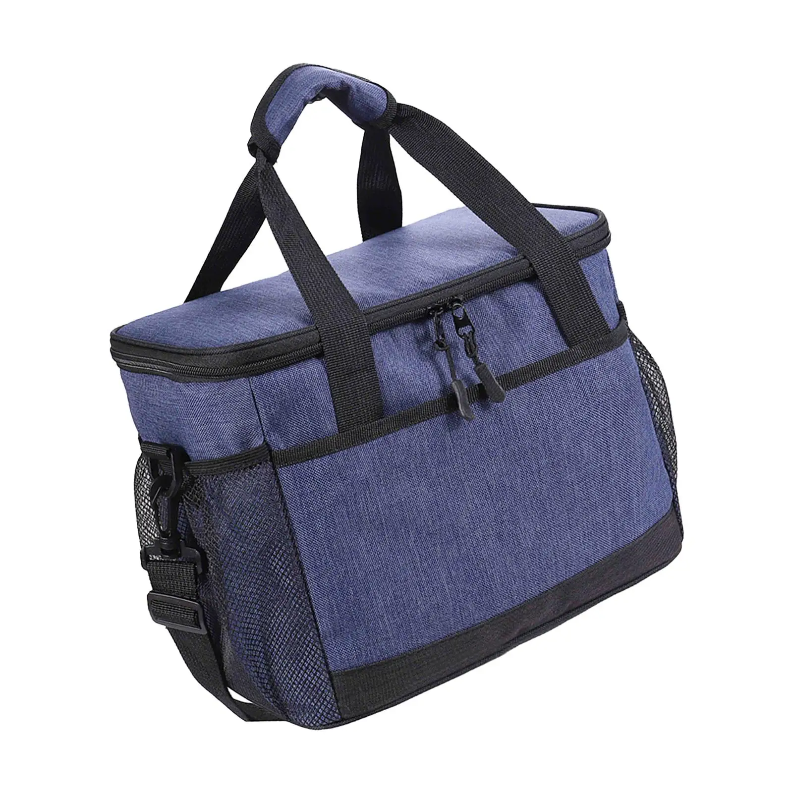 Insulated Cooler Bag with Adjustable Strap Lightweight Leakproof Lunch Box for Fishing Camping Office Park Day Trips Picnic Insulated Cooler Bag with Adjustable Strap Lightweight Leakproof Lunch Box for Fishing Camping Office Park Day Trips Picnic