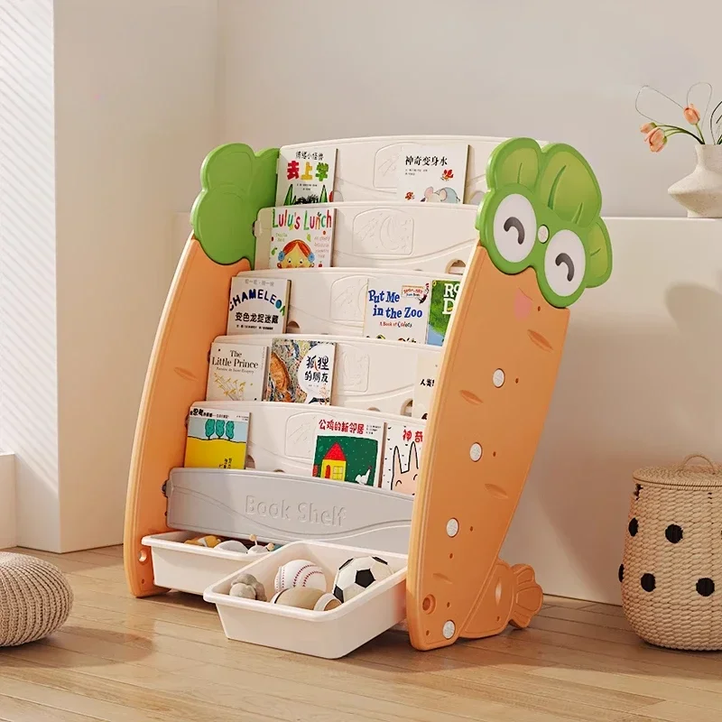 Baby Toy Storage Cabinet Classification Organization Sundries Storage Bookshelf Cabinet Living Etagere Enfant Room Bedroom