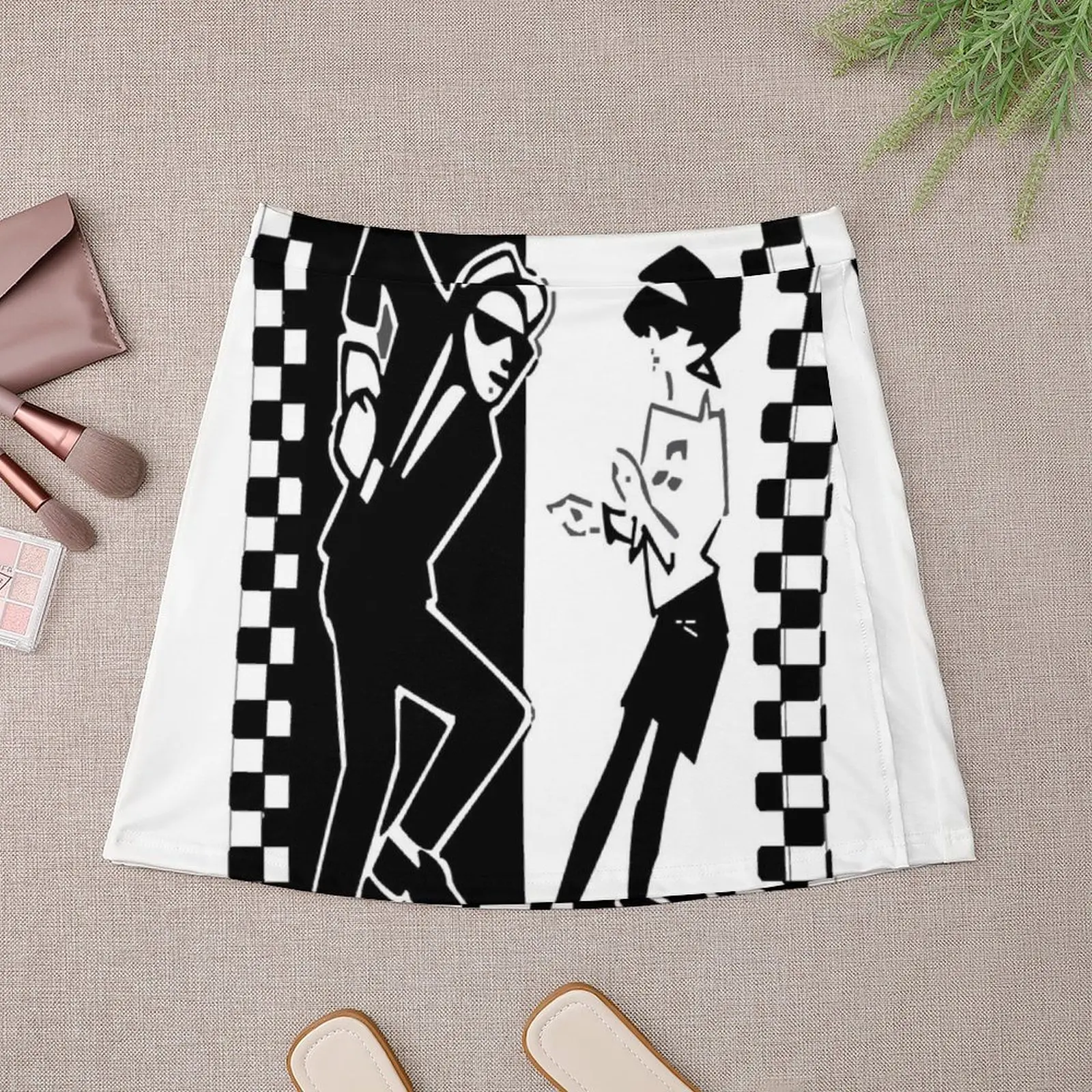 Ska / Two Tone Design Mini Skirt summer outfits for women 2023 Dresses Women's summer skirt