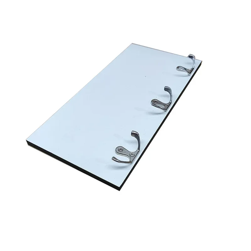 4개/세트 승화 인쇄용 천 걸이 키 홀더 300x150x9mm 가정용 현관 수납 정리함