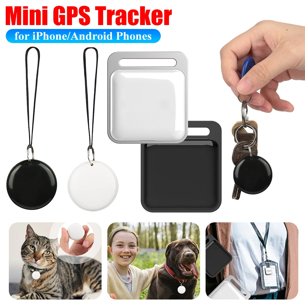 Wireless Mini GPS Tracker Anti-lost Alarm Key Child Bag Wallet Finder GPS Tracker APP Record Smart Tag iPhone/Android Phones