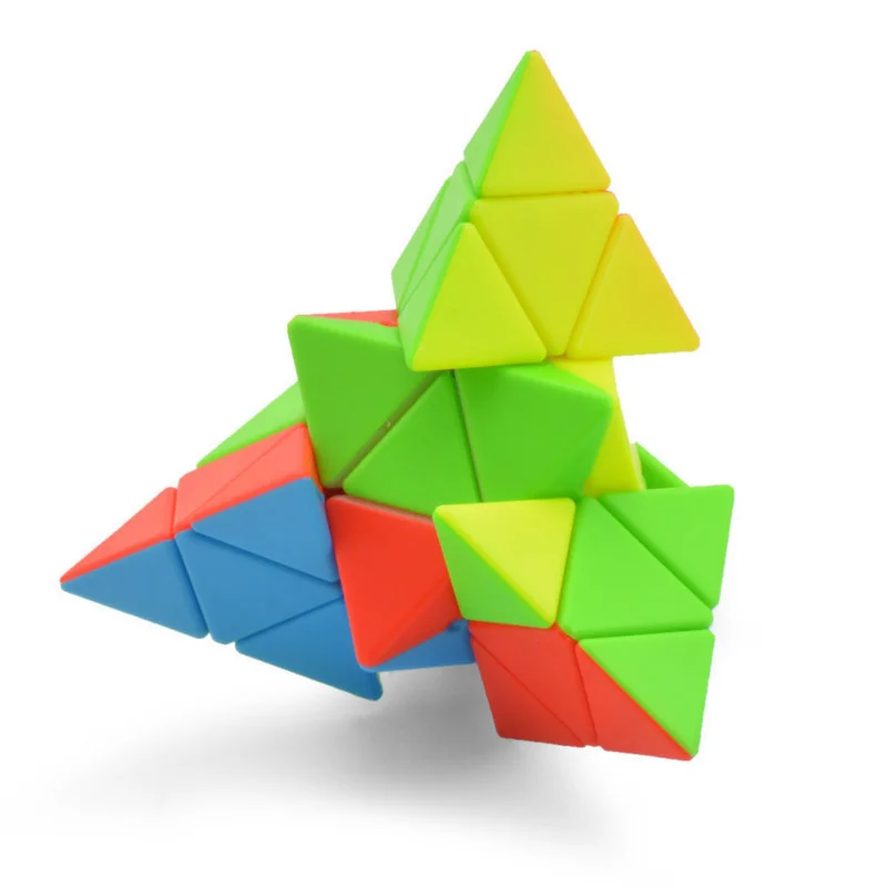 

4x4x4 Пирамида Нео Куб без наклеек магический куб 95*95*95 мм Пирамидка куб 4x4 пазл Пирамида куб специальные игрушки для детей