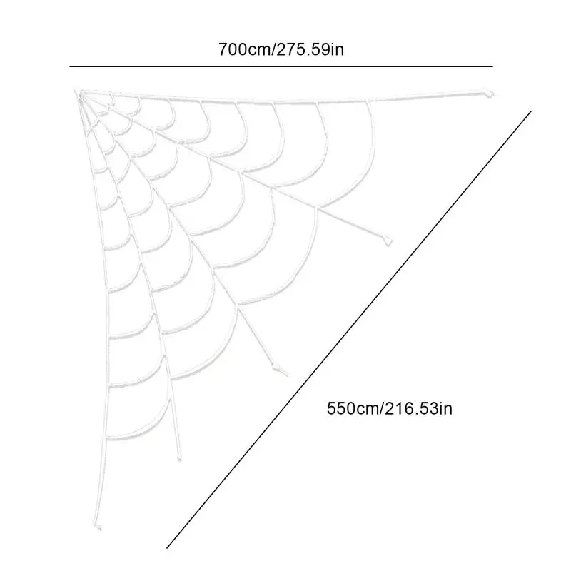 Giant Spider Web Decoration Giant Spooky Super Stretch Cobwebs Spooky Triangular Spider Web Halloween Party Decorations