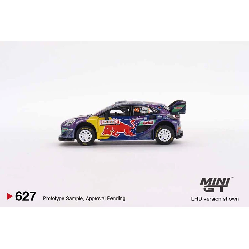 MINIGT 627 In Stock 1:64 Fiesta Rally WRT 2022 M Sport Diecast Car Model Toys 3
