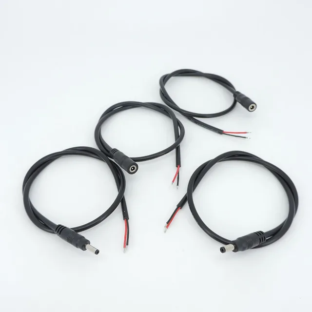 CCTV Lens 2 Cavi Prolunga DC 5.5x2.1 Mm Maschio A Femmina - Angolo Retto, Lunghezza 15 Cm, Per Alimentatori Prolunga Alimentatore Maschio Femmina - Foto 9