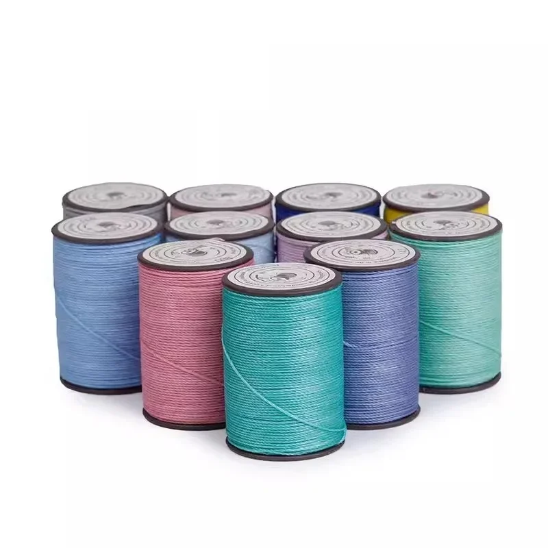 80m 0.45mm 왁스 처리된 폴리에스테르 코드 꼬임 왁스 재봉실, 팔찌 목걸이 제작용, 보석 제작, 마크라메 액세서리