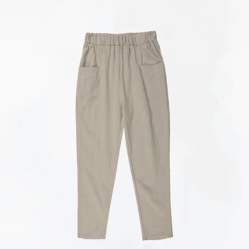 Cotton gray [drawstring pocket]