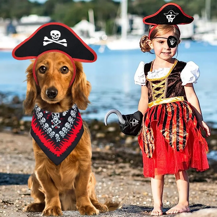 Pet Pirate Costume Set for Dogs