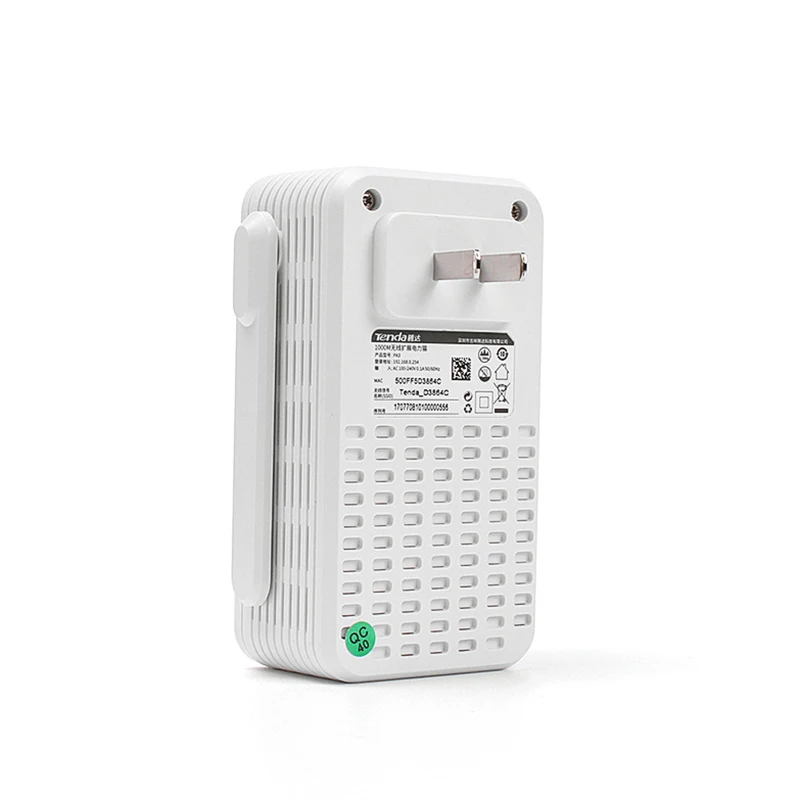 WiFi Power Line Extender 1000Mbps Gigabit Port Tenda PA3 1Pcs Chinese Firmware