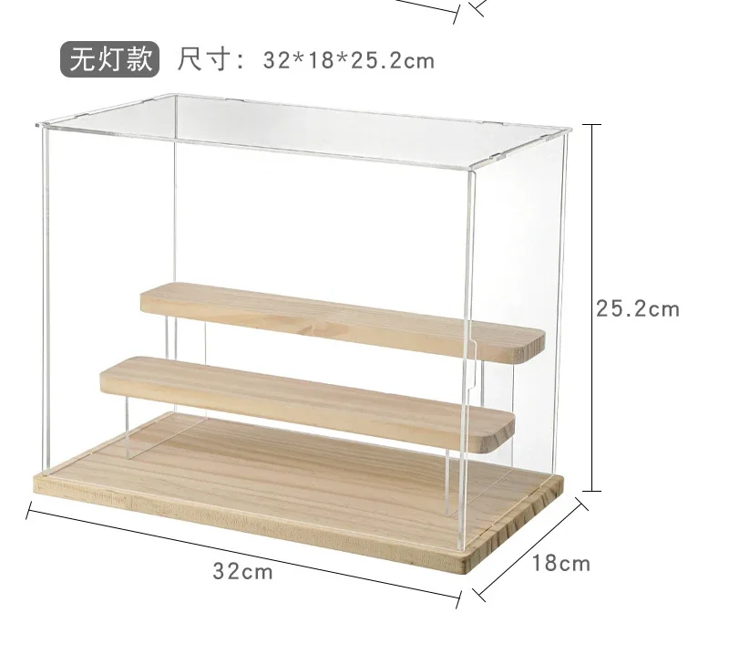 Blind box storage box, bubble mat acrylic display rack, hand box display cabinet, doll LEGO model dust cover
