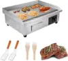 Commercial Electric Griddle, Electric Flat Top Grill, 3000W Countertop Griddle with Shovels and Brushes for Restaurant Kitchens 1