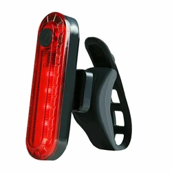 USB Rechargeable LED Bike Tail Light for Enhanced Night Riding Safety (1PCS Red)