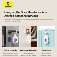Baseus 2PCS Security Alarm Detector Upgrade Sound Protection Sensor for Door Window Camera Anti-theft Alarm Equipment Detector - Image 6