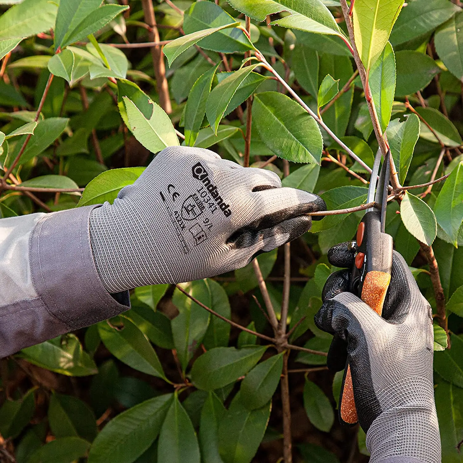 1/2/5/10/12 Pairs Work Gloves Security Protection Nitrile Gloves Smooth Working for Construction Gardening work gloves nitrile gloves protective gloves gardening gloves