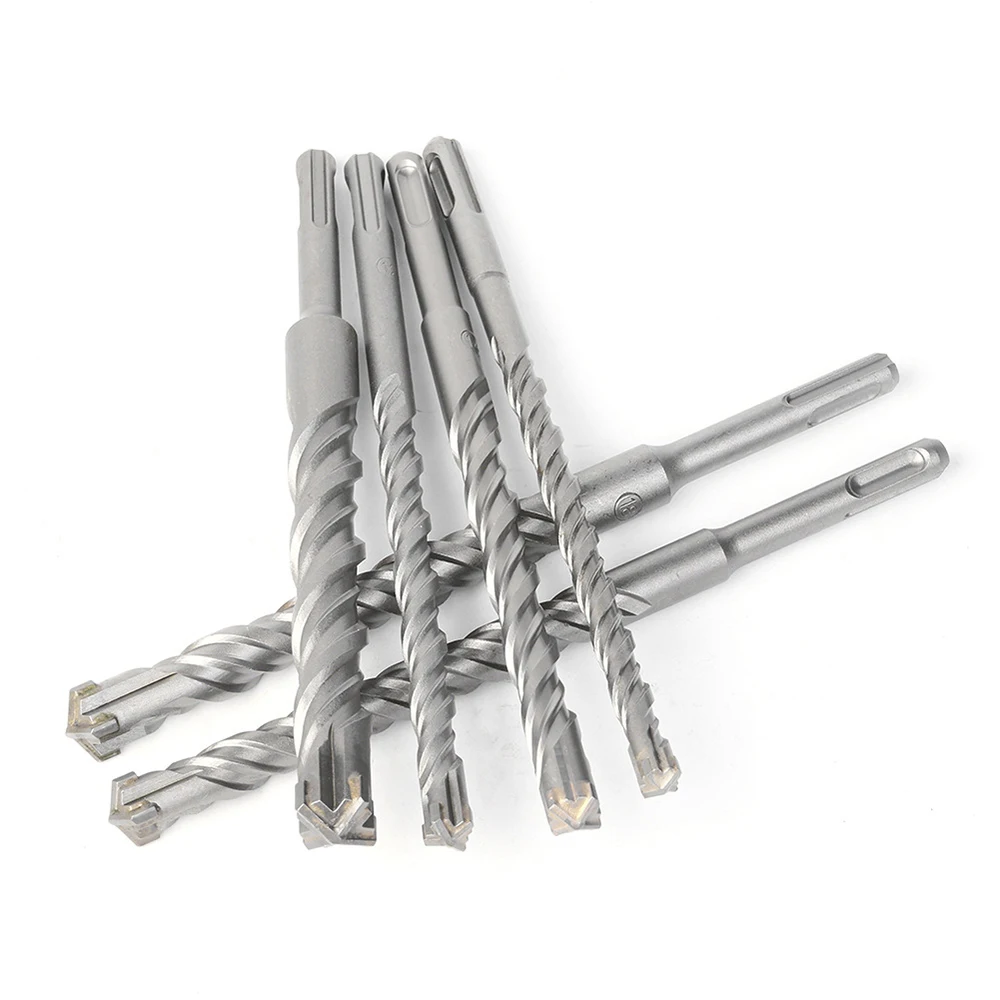 Set 10 Punte SDS Plus Per Calcestruzzo 160mm | Diametri 5-12mm, Punte Martello Per Muratura E Granito