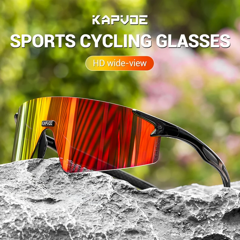 KAPVOE Bike Cycling Glasses UV400 Men Women Outdoor Sport Eyewear Driving fishing camping Goggles cycling sunglasses cycling glasses sun glasses bicycle glasses sports glasses sport sunglasses sports goggles driving sunglasses