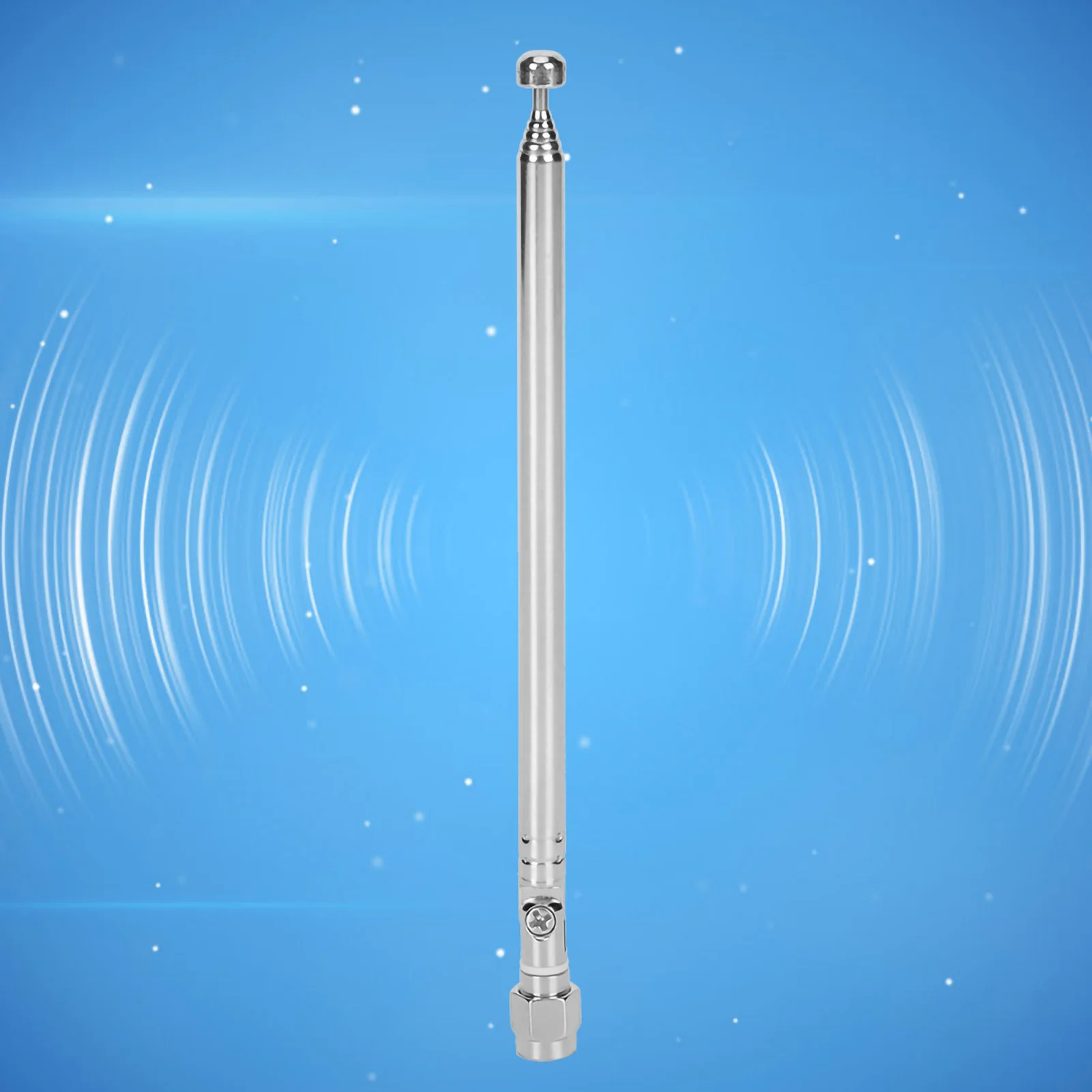 Antenne télescopique SMA mâle 40MHz-6G pour radio LimeSDR