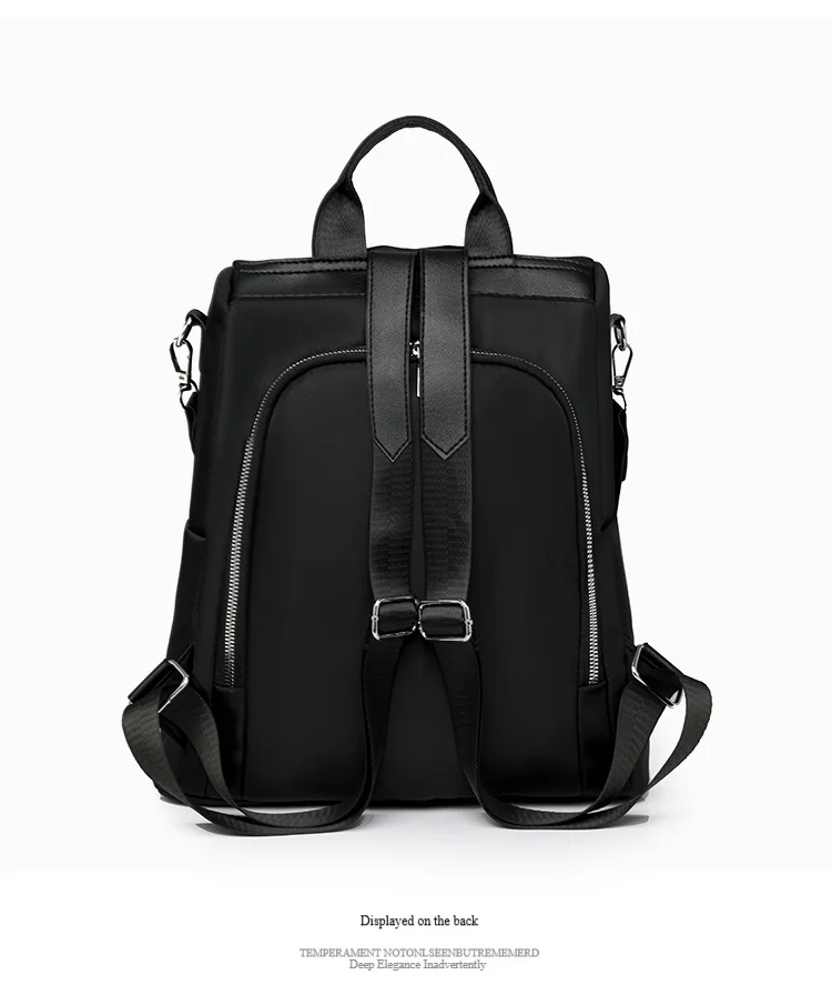 Weiblicher 2024 neuer Trend Oxford-Stoff leichter atmungsaktiver modischer lässiger Damen-Diebstahlschutz-Rucksack_voghion.com