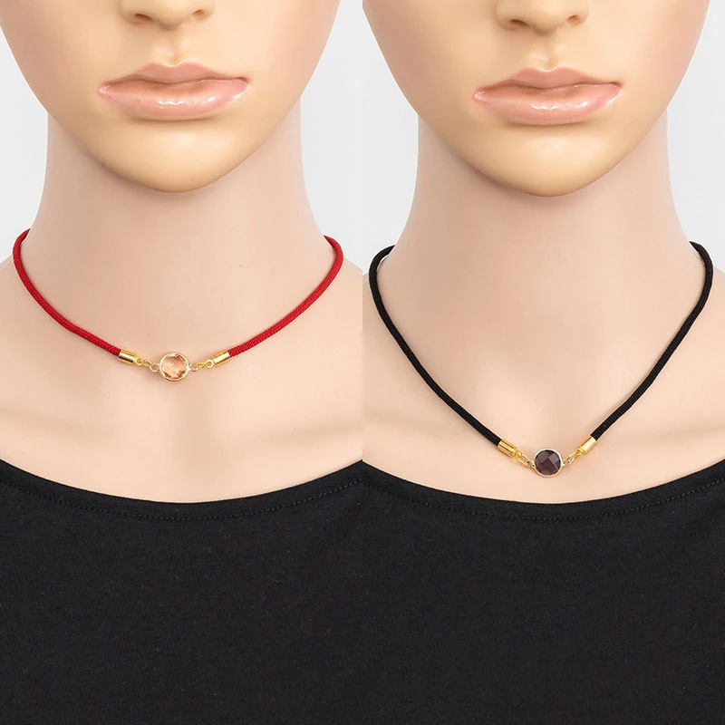 3mm 30-60cm Nylon Halskette Schnur Schnur Seil verstellbare Choker Halskette für DIY Charms Anhänger Perle Handwerk Schmuck Herstellung Lieferungen – Detail 4