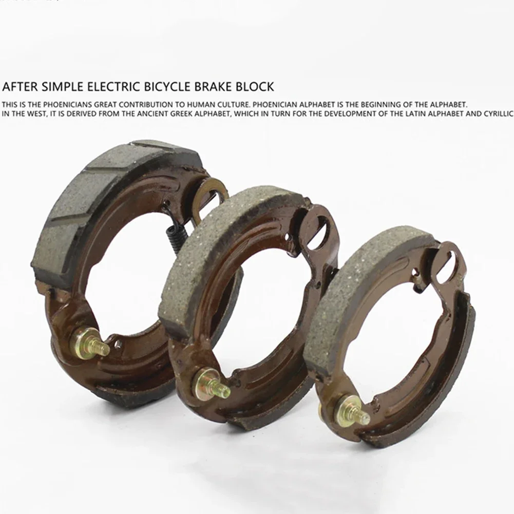 Description Picture 3 of item90 Type,100,110 Type Ebike Brake Pads Scooter 90MM Brake Shoes For Motorcycle AVT Electric Bike Brake Pad Bicycle Brake Parts