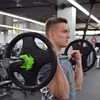 1PC Nylon Safety Dumbbell Barbell Bar Clip Collar Lock Clamps Pro O-Rod Chuck Weight Lifting Bar Snap Gym Fitness Accessories 6