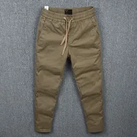 Loose Men's Workwear Cotton Pants Durable Casual Trousers for Labor Protection Dirt Resistant Long Pants Youth Sle