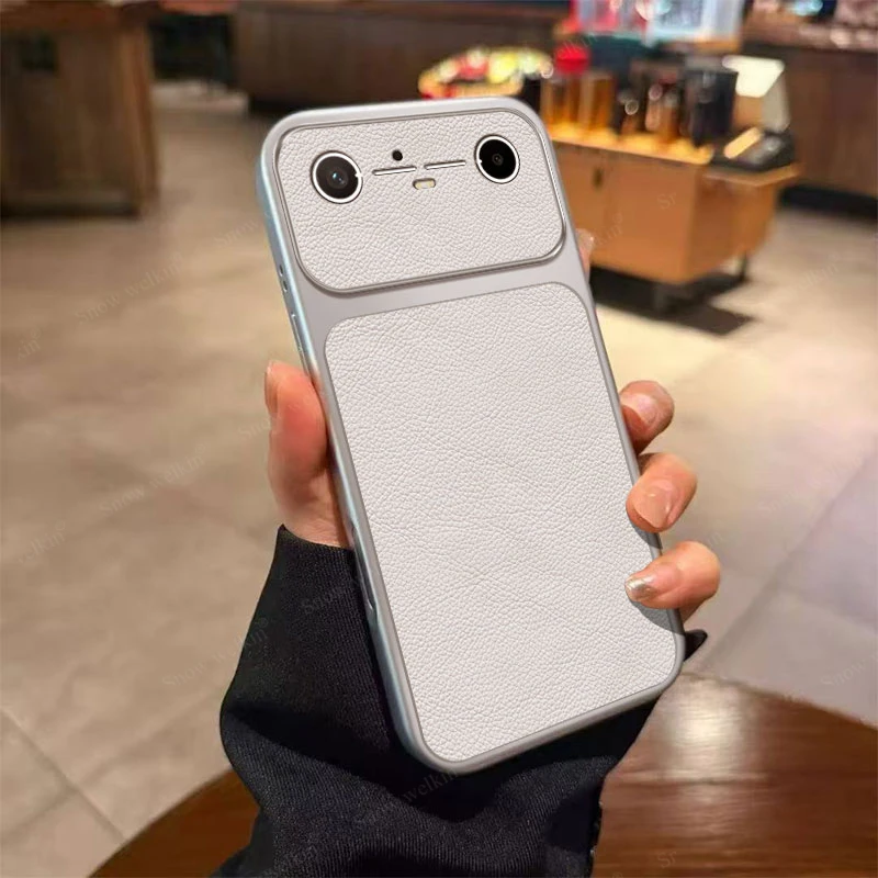 Luxury Plating PU Leather Shockproof Silicone TPU Phone Case