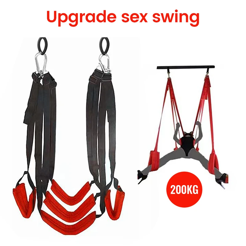 Sex Swings For Female Sex Posture Bondage Gear Suspension Sling SM Tool Sexual Fantasies Flirting Furniture Adult Products