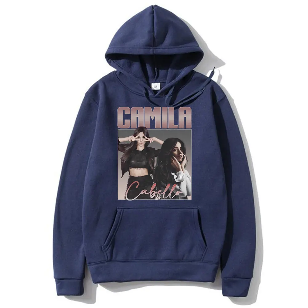 Camila Cabello Graphic Print Hoodie Men Women Fashion Hip Hop Casual Sweatshirt Unisex Vintage Oversized Fleece Cotton Hoodies