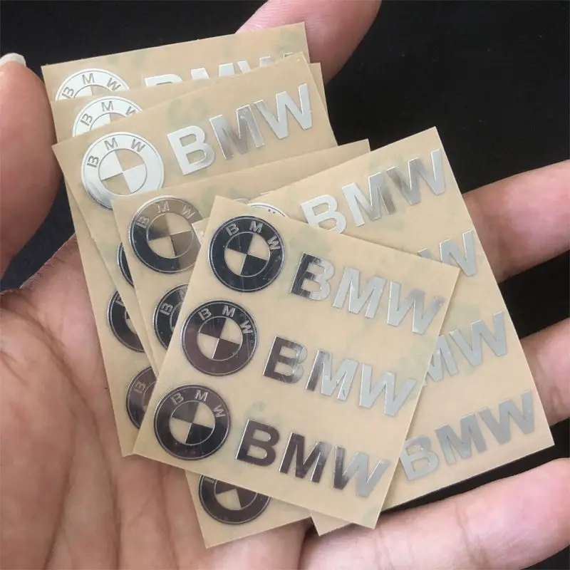 For BMW E34 E46 E39 E38 E90 E60 E36 F30 F30 F10 E92 E38 E91 M3 M5 Car Metal Creative Stickers Waterproof Dirt-proof Stickers 3