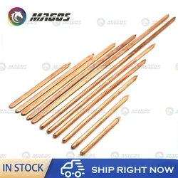 Full Copper Cooling Tube Tubing For Computer Laptop Notebook Radiator Heat Pipe Flat or Round Shape 100/150/200/250/300/400mm