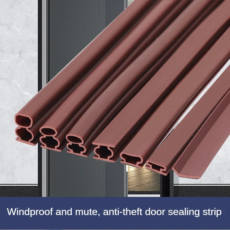 Weather Stripping Door Seal Strip  Weatherstrips Doors Self-adhesive - 6m  - Aliexpress