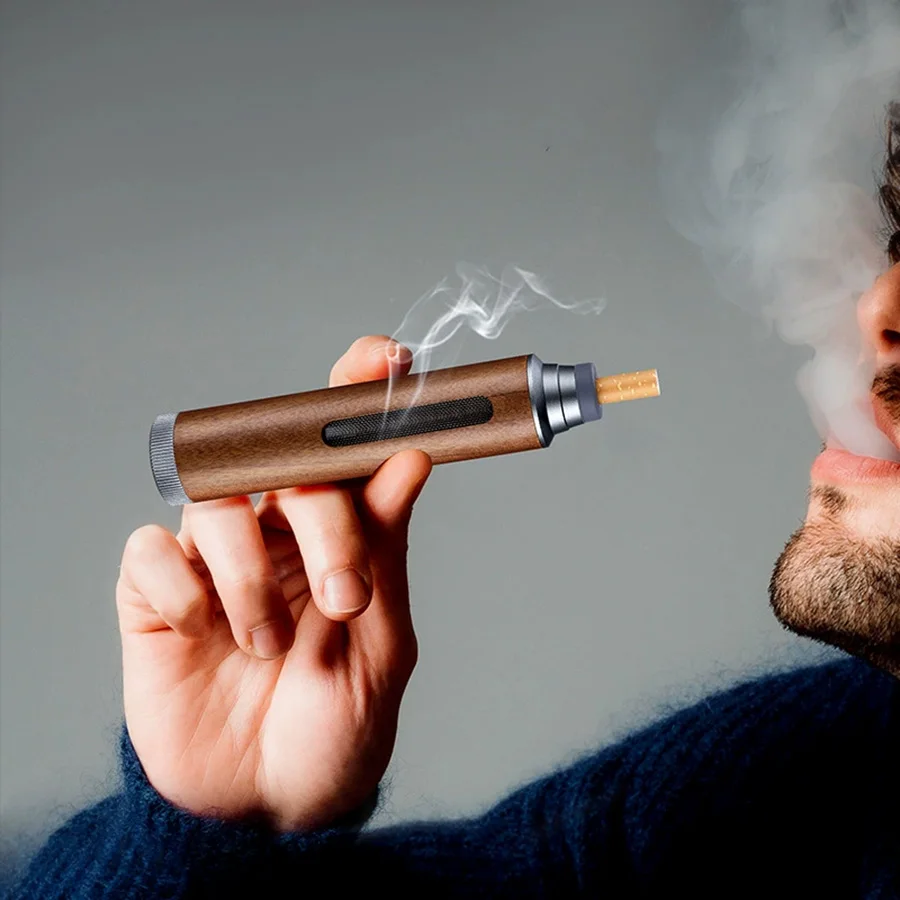 Portable Wood Ashtray Mini Car No Dropping Ash Suitable for Office and Car Use Perfect Gift for Him