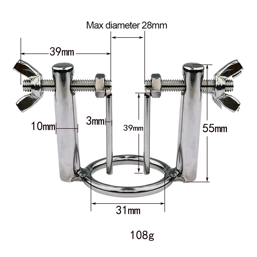 Stainless Steel Adjustable Urethral Sound Catheter Penis Dilator Glans Rods Horse Eye Stimulate Cock Plug Lock Ring Sex Men Tool
