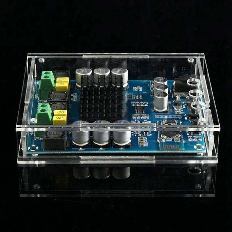 TPA3116D2 120Wx2 Digital Bluetooth 4.0 Audio Receiver Amplifier Acrylic Case DIY TPA3116D2 120Wx2 Digital Bluetooth 4.0 Audio Receiver Amplifier Acrylic Case DIY