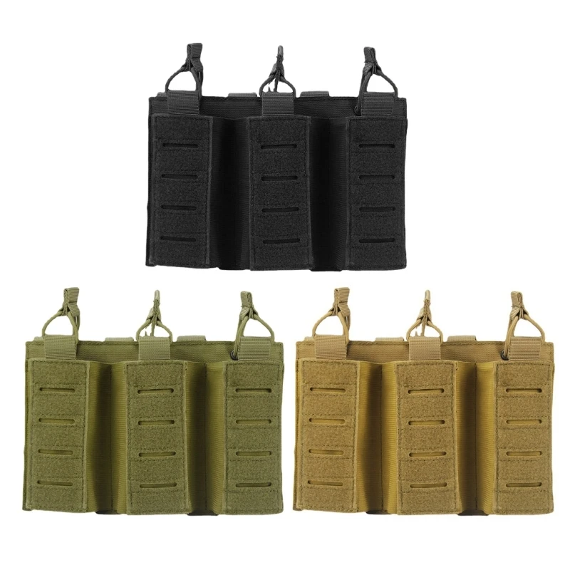 

Triple Magazine Holsters Holder Bag Flashlight Torch Holder