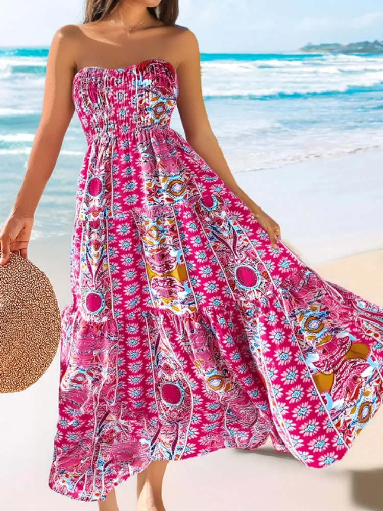 Sleeveless Summer Beach Dress for Women