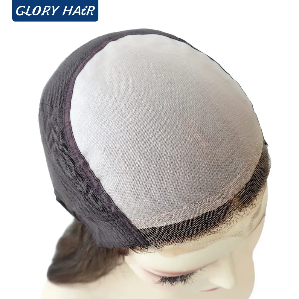 GLORYHAIR-MT11 14.5" Women Luxury Wig Mono Top Jewish Wig Lace Front Human Hair Chinese Culticle Remy Hair Wigs for Women